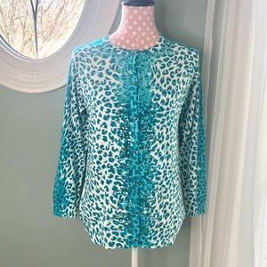 Quacker Factory Beaded Cardigan Size XS